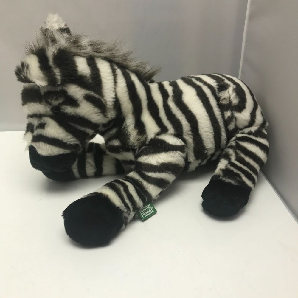 Animal Planet Jungle Zebra Plush Stuffed Animal Soft Toy 13" Medium